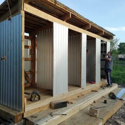Устройство нового надворного туалета для домов неканализованного фонда